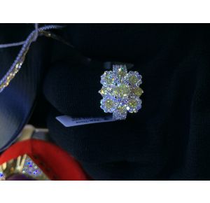Nhẫn nữ fancy vuông 0.86ct 