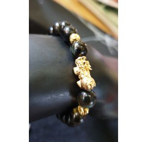 Đá Garnat phối vàng tỳ hươu 