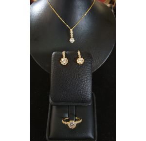 Bộ trang sức vàng 18k