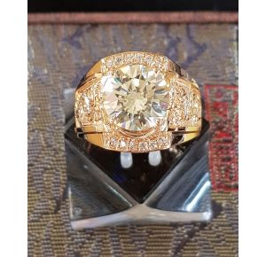 nhẫn Nam xoàn swarovski 11ly