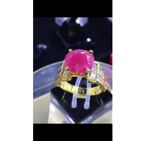Nhẫn nữ hột chủ ruby