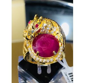Nhẫn nam phối ruby