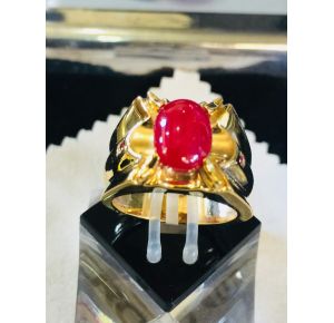 Nhẫn ruby yên Bái nam