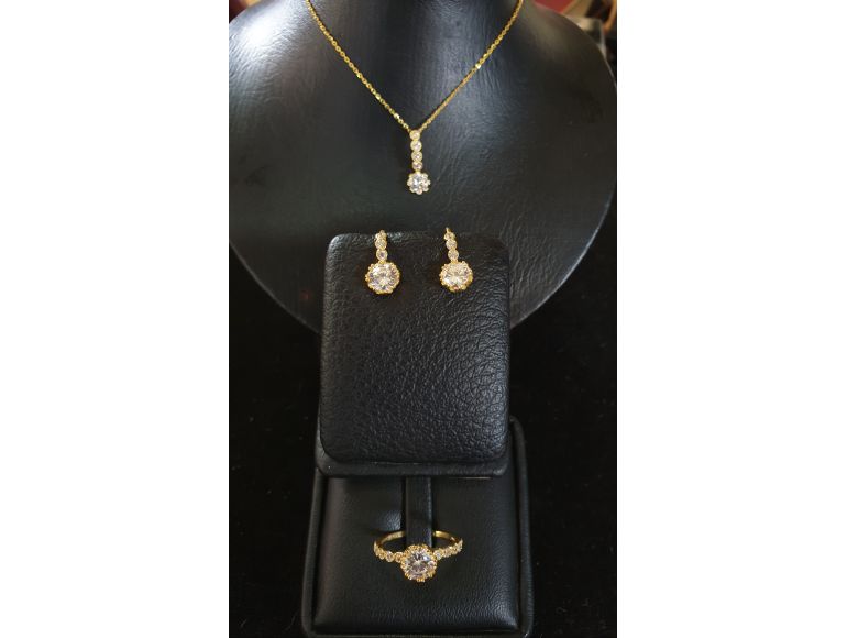 Bộ trang sức vàng 18k
