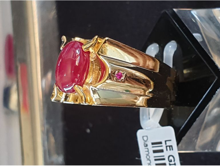 Nhẫn ruby yên bái nam 21.3