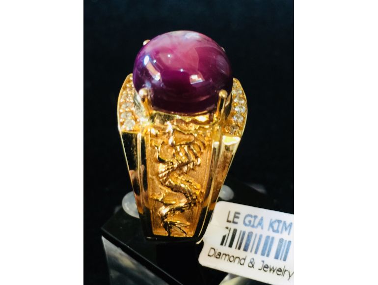 Nhẫn Nam hột chủ ruby