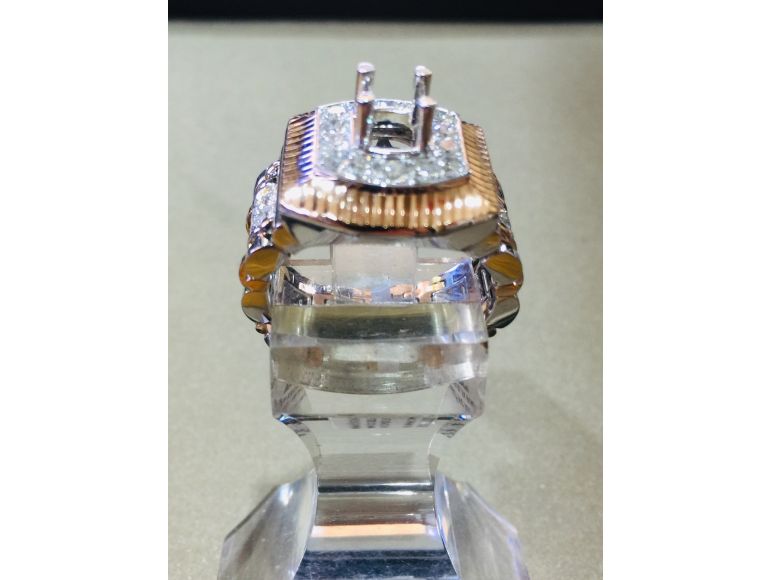 Nhẫn võ kc rolex nam .Hột chủ 6.3mm 