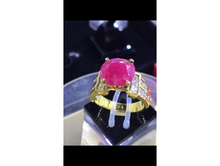 Nhẫn nữ hột chủ ruby