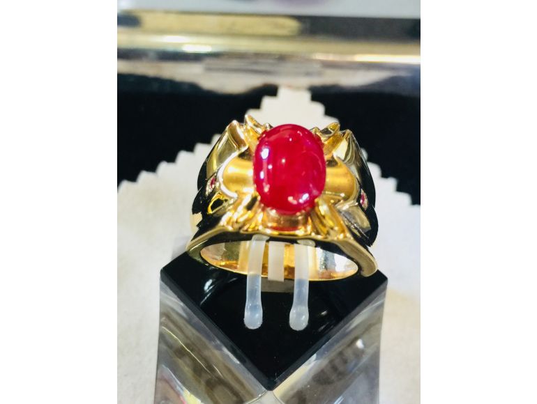 Nhẫn ruby yên Bái nam