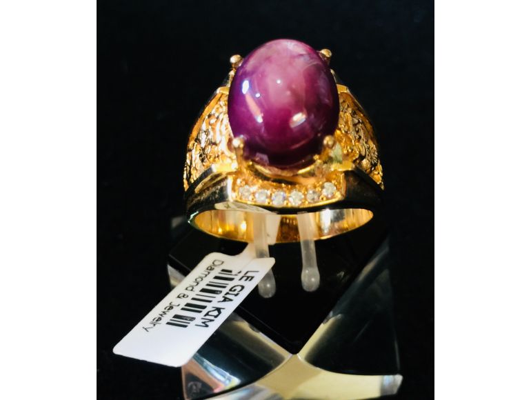 Nhẫn Nam hột chủ ruby