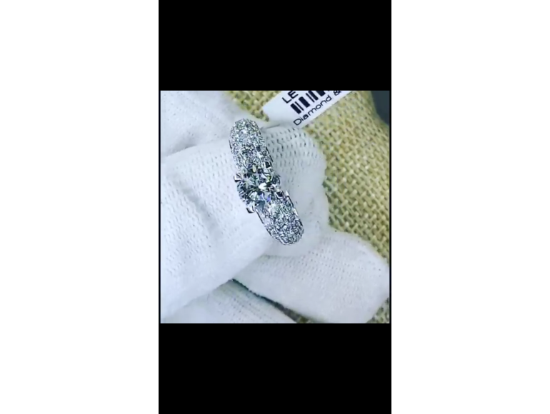 Nhẫn nữ hột chủ KC 6.0mm