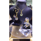 Bộ set pha Lê vàng 18k
