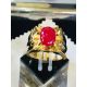 Nhẫn ruby yên Bái nam